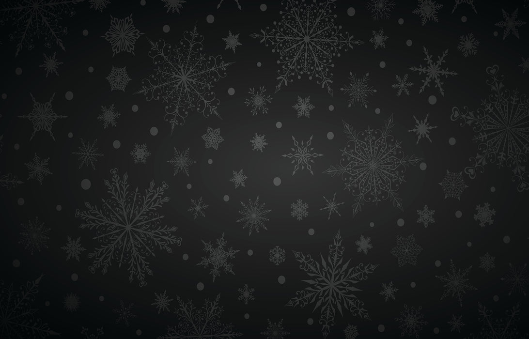 076/ Elegant Snowflakes Black COLORboard