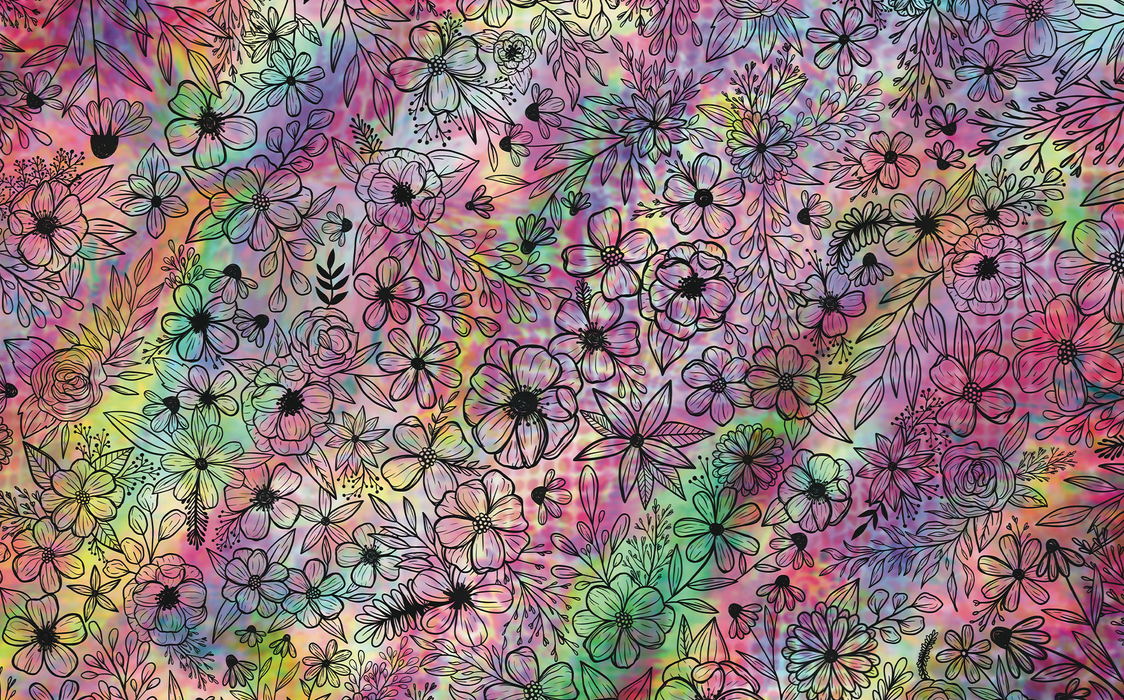 170/ Samantha's Doodles Floral Nebula COLORboard
