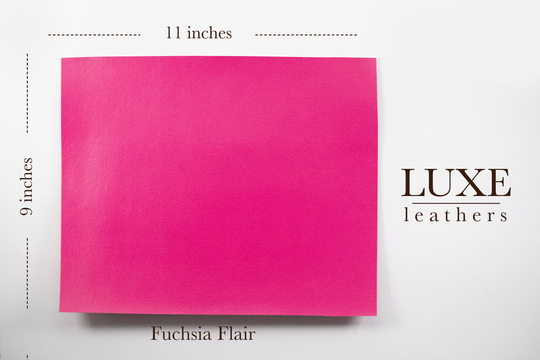 Luxe Leather-Fuchsia Flair