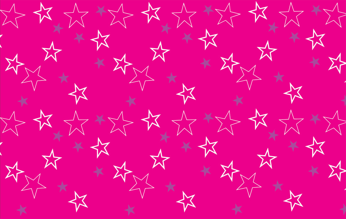 318/ Iconic Hot Pink Stars  COLORboard