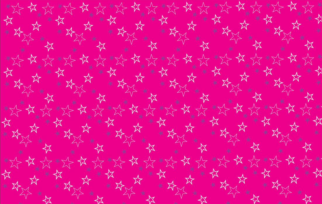 317/ Iconic Hot Pink Stars Smaller COLORboard