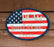 American Flag Oval Sign Digital File by Bkrafty2 Designs