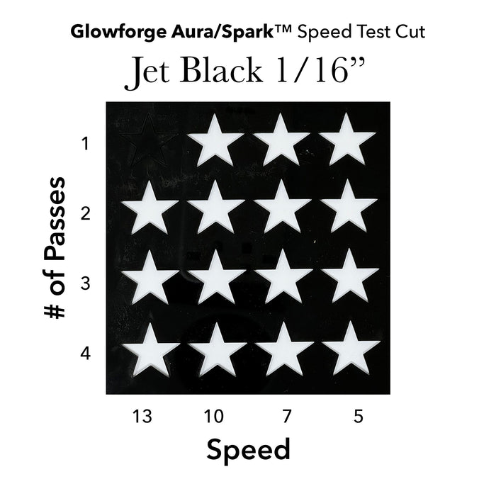 Jet Black Gloss 1/16 Inch