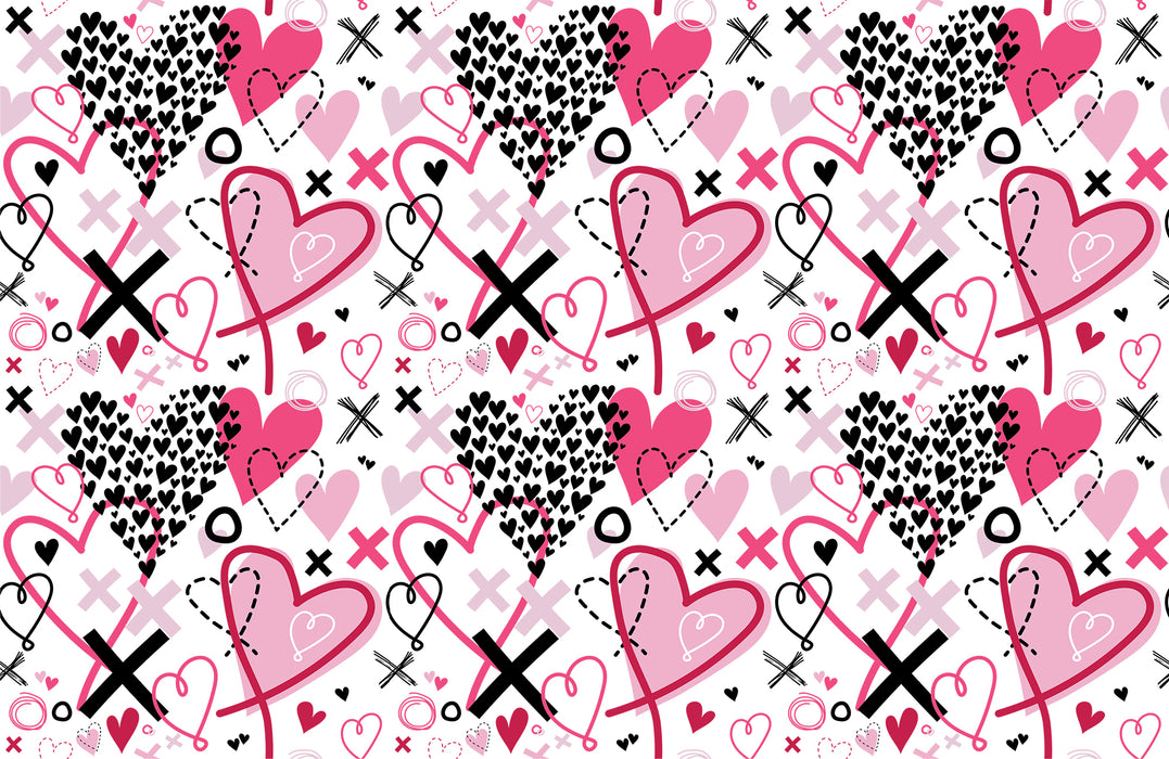 403/ Valentine Abstract Hearts COLORboard