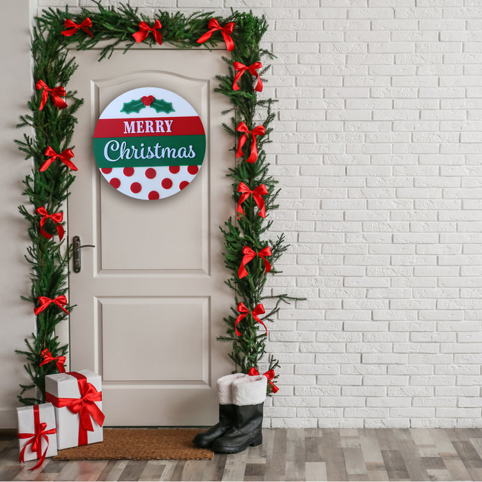 Merry Christmas Door Hanger Digital File by Taibrie Bangs