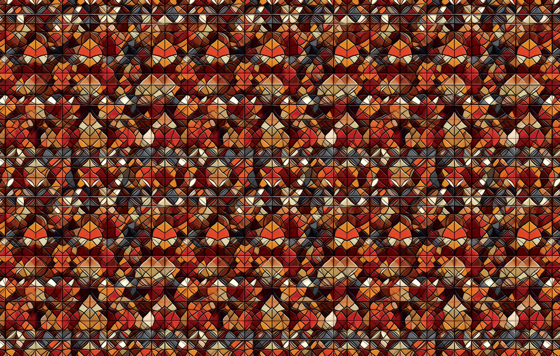 279/Orange Stained Glass Tiles COLORboard