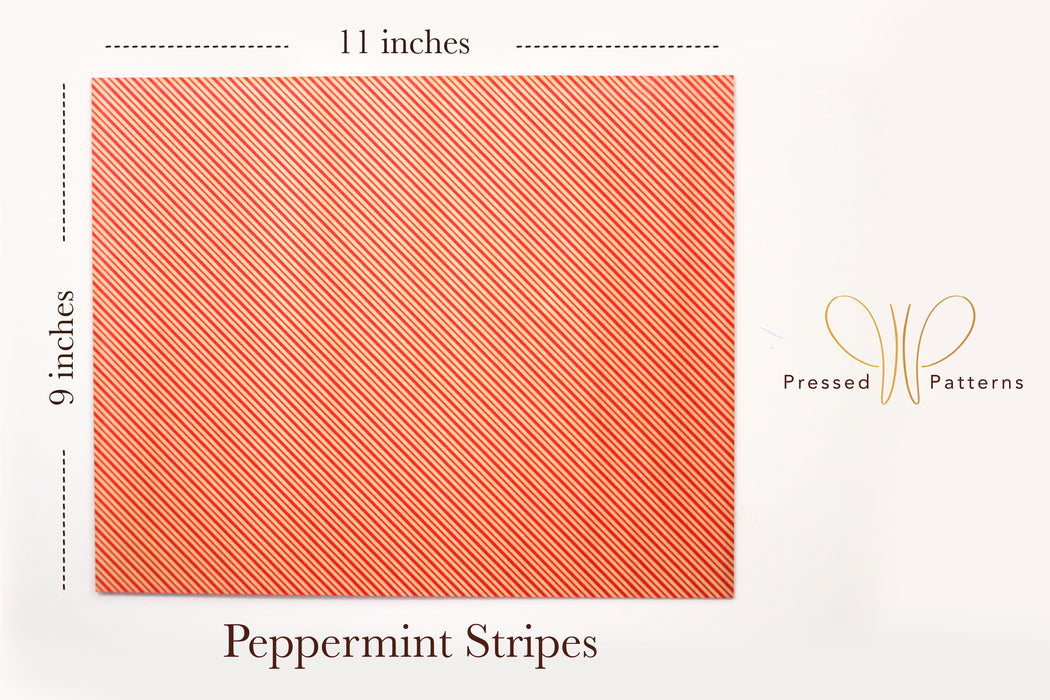 Peppermint Line Pattern Pressed Patterns-Peppermint Stripes — Craft Closet
