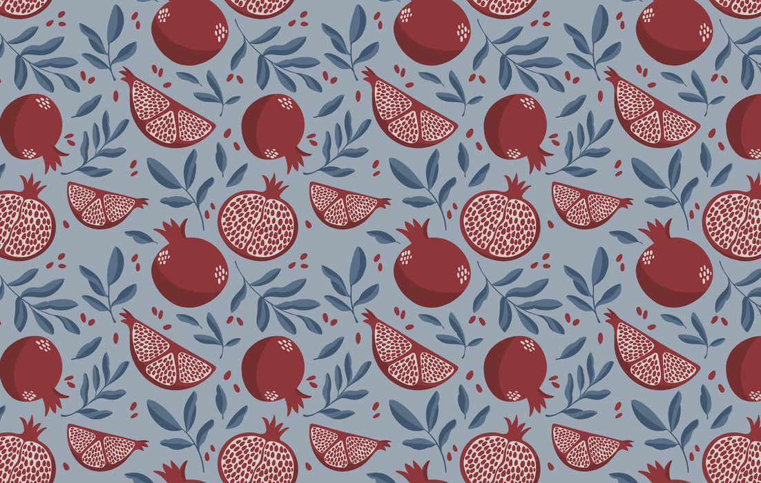 553/ AllNattyG Red and Blue Poms COLORboard