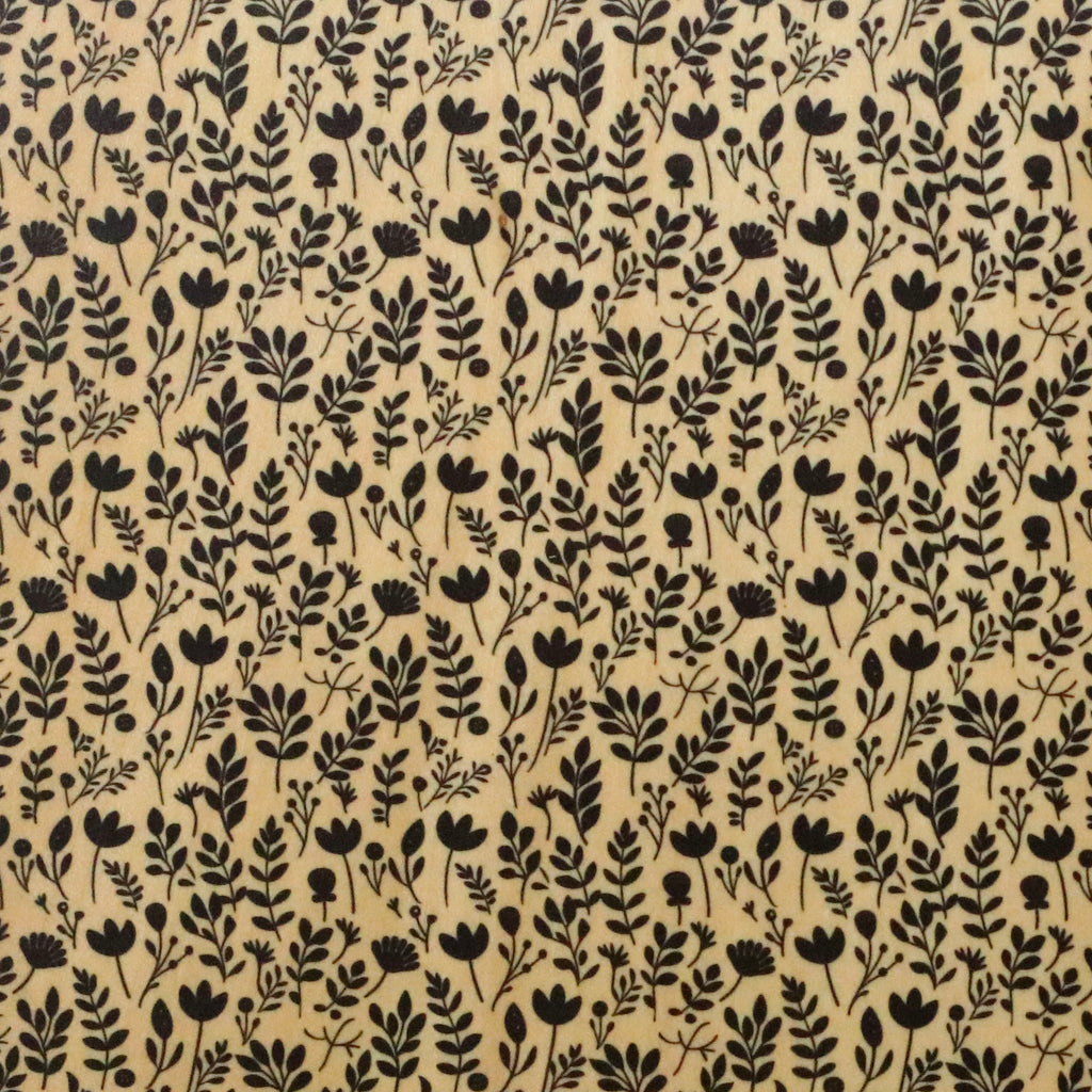 Press Pattern Pressed Patterns | Sublimated Basswood for Laser Cutting — Craft Closet