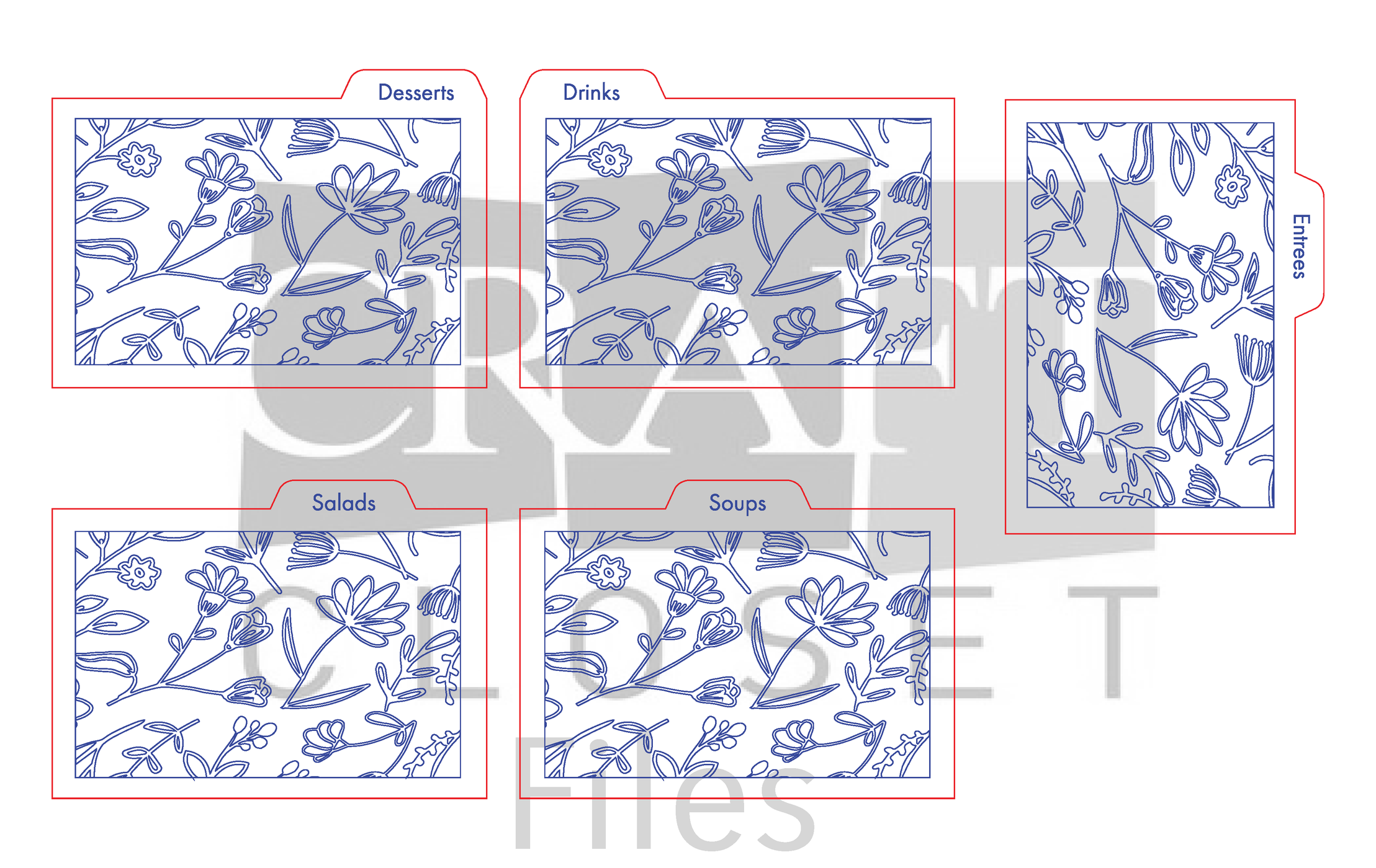 Recipe Box with Dividers Digital File by Jim Pitt — Craft Closet