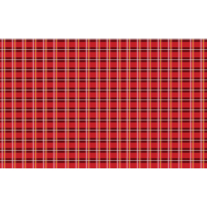 045/ Red and Gold Plaid COLORboard