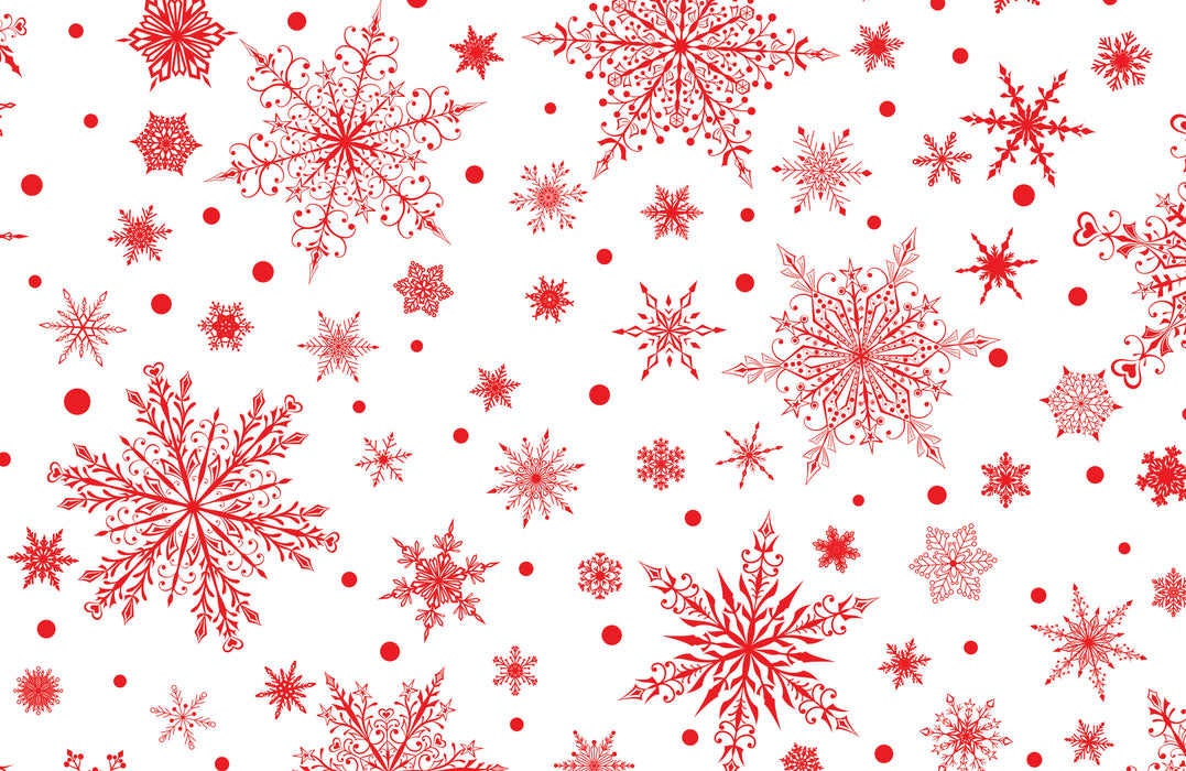 062/ Red Snowflakes COLORboard