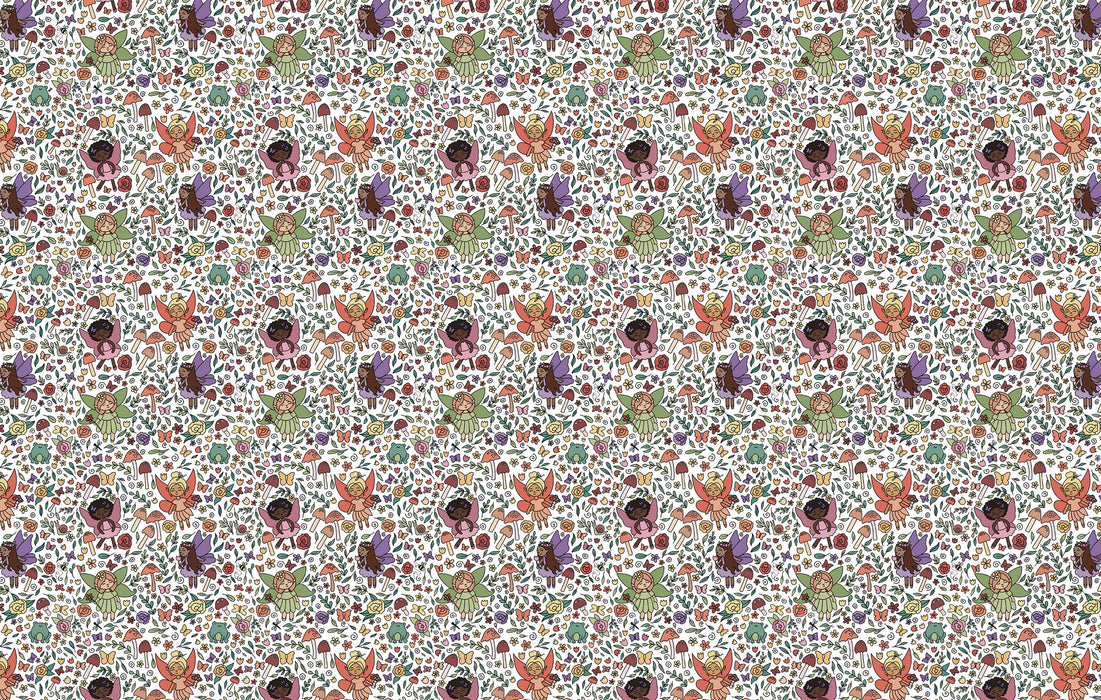 591/ Samantha's Doodles Fairies Small COLORboard