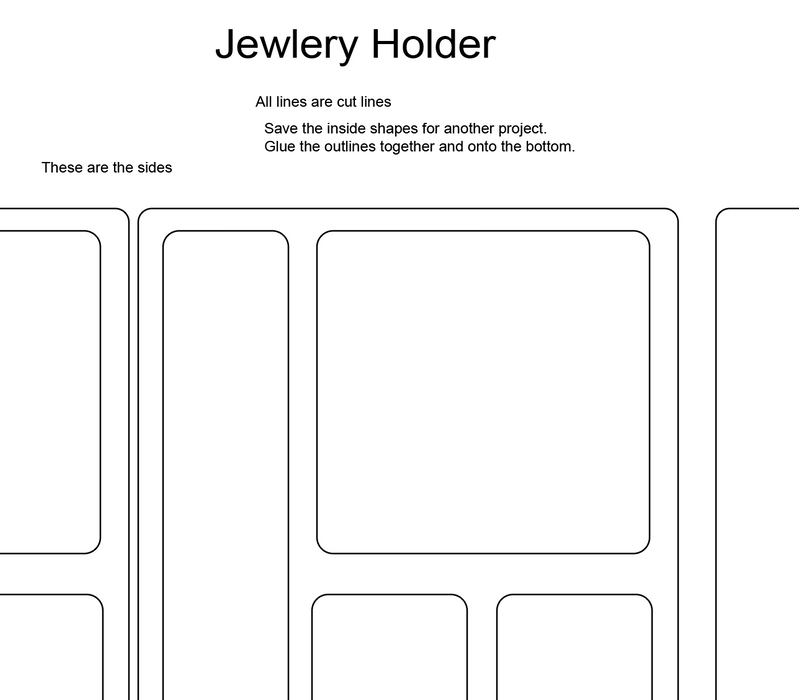Jewelry Holder Tray Digital File by Craft Closet