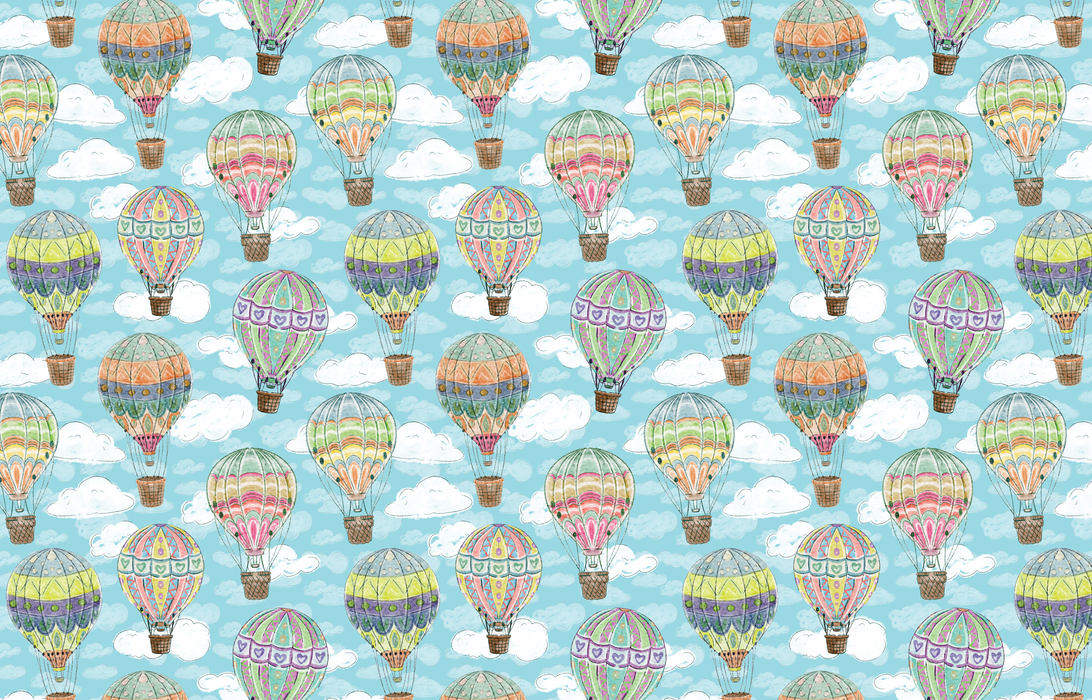 574/ Kris the Creative Painted Hot Air Balloons, Large