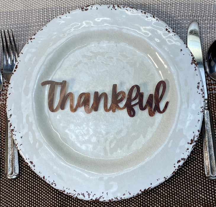 Thanksgiving Plate Sentiments by Craft Closet