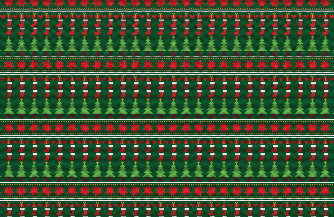 056/ Stockings Ugly Christmas Sweater COLORboard