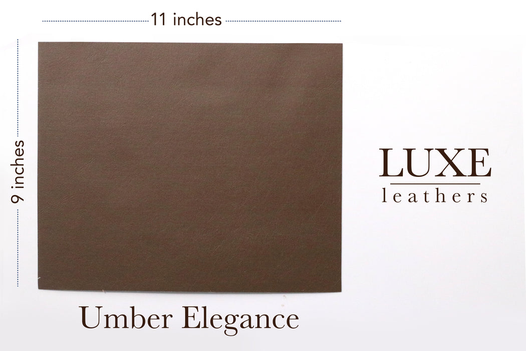 Luxe Leather- Umber Elegance