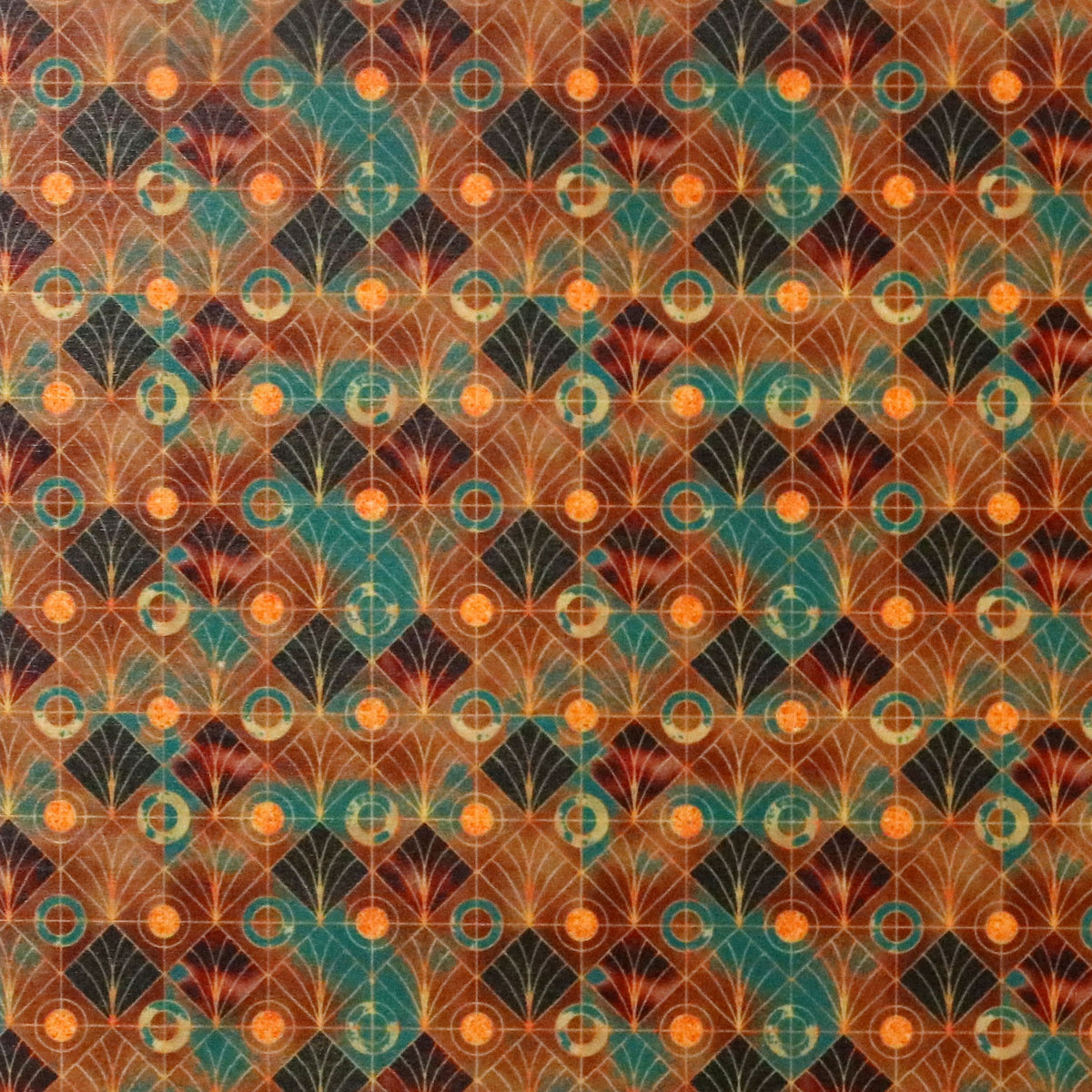 Pressed Patterns-Teal Trellis — Craft Closet