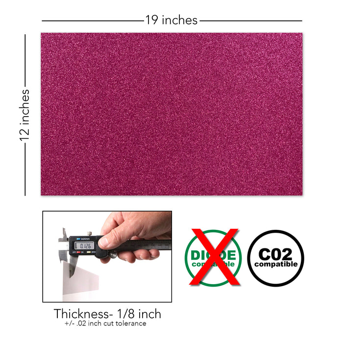 Glitter Acrylic Variety Pack, 6 Sheets