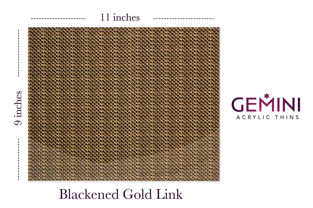 Gemini-Blackened Gold Link