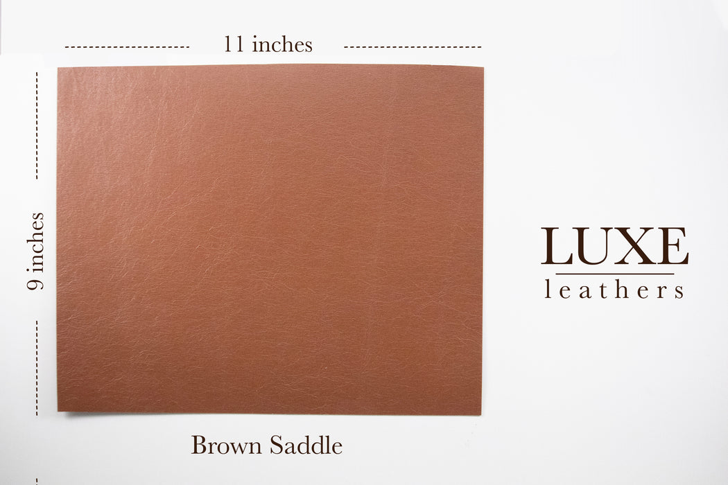 Luxe Leather-Brown Saddle