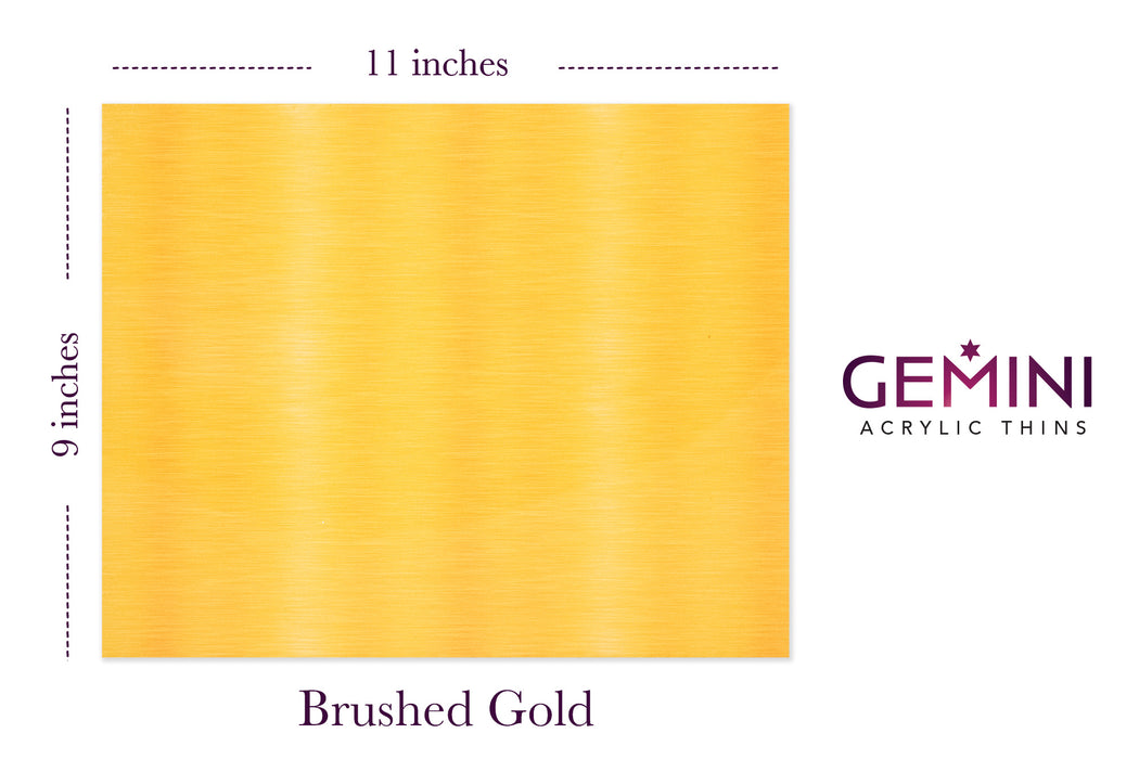 Gemini-Brushed Gold