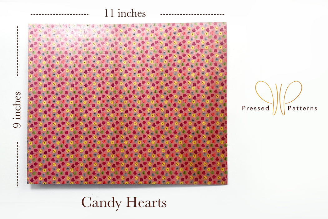 Pressed Patterns-Candy Hearts