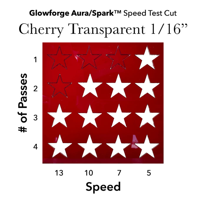 Cherry Transparent 1/16 Inch