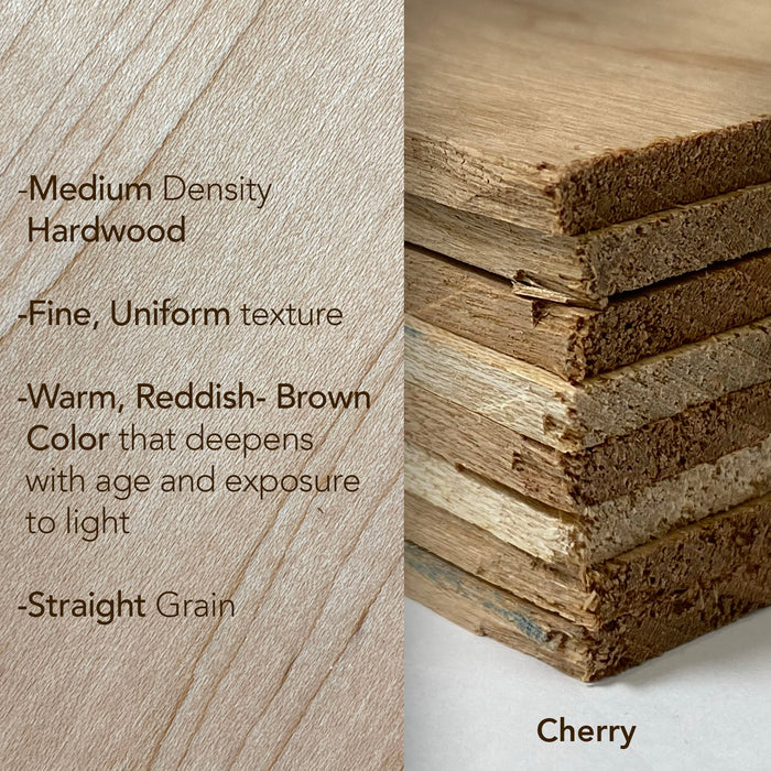 Cherry, 1/8 inch, 6x19 inches, Solid Wood, Unfinished