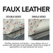 Faux leather custom printed substrate single and double sided — COLORboard Customs Craft Closet