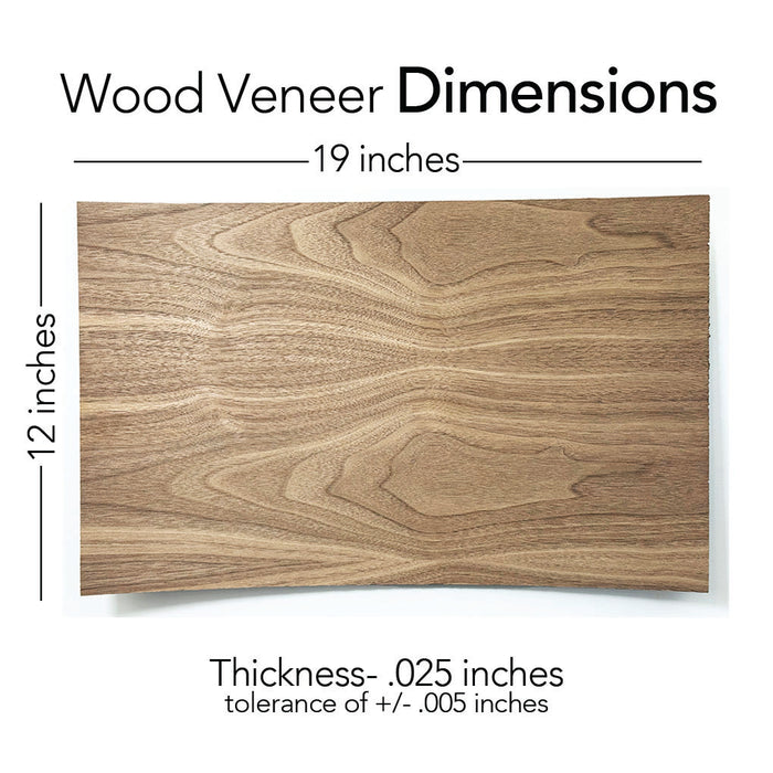 Walnut Wood Veneer-Unfinished