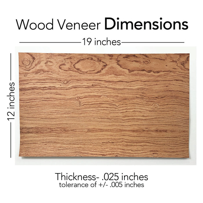 Bubinga Wood Veneer-Unfinished
