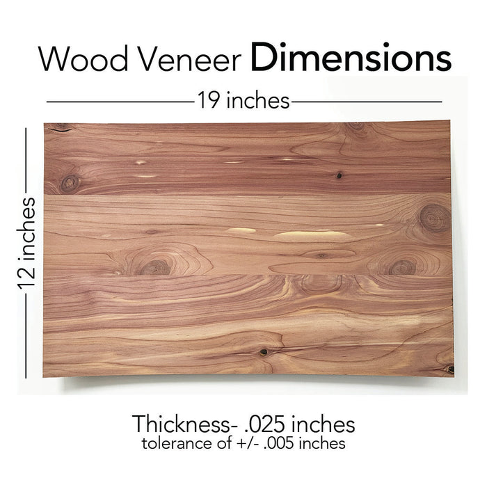 Aromatic Cedar Veneer-Unfinished