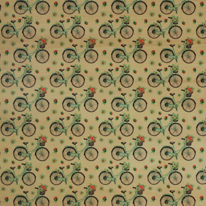 Floral Bicycles COLORlite Patterns Double Sided