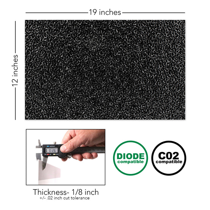 Fresh Asphalt Black Textured