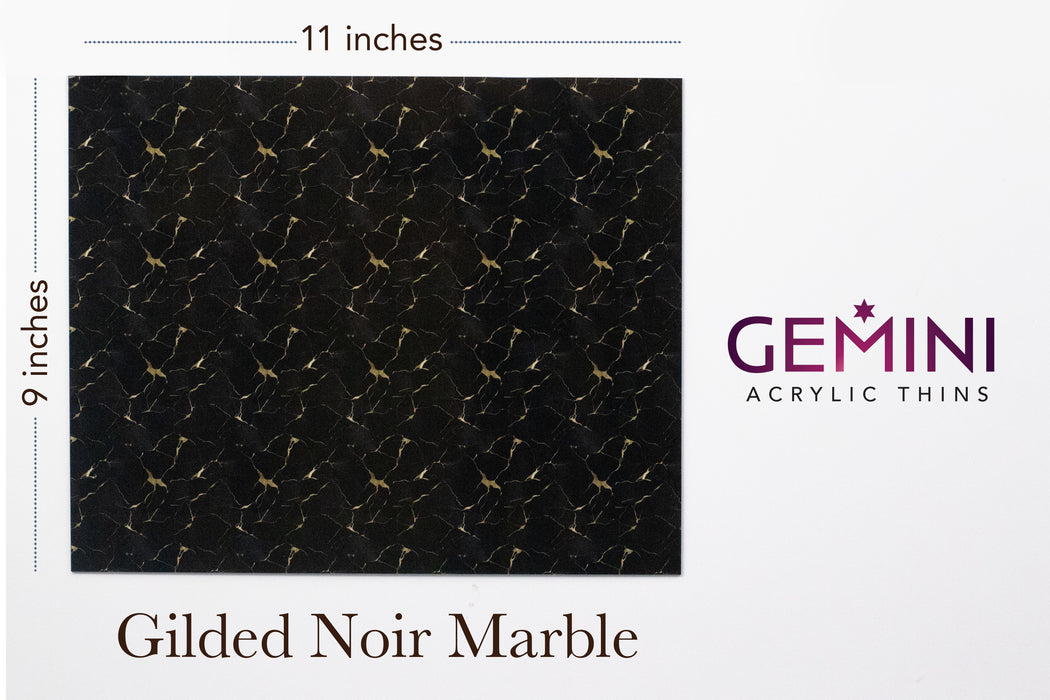 Gemini-Gilded Noir Marble