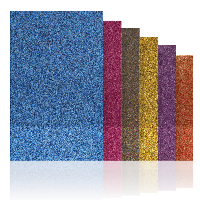 Glitter Acrylic Variety Pack, 6 Sheets
