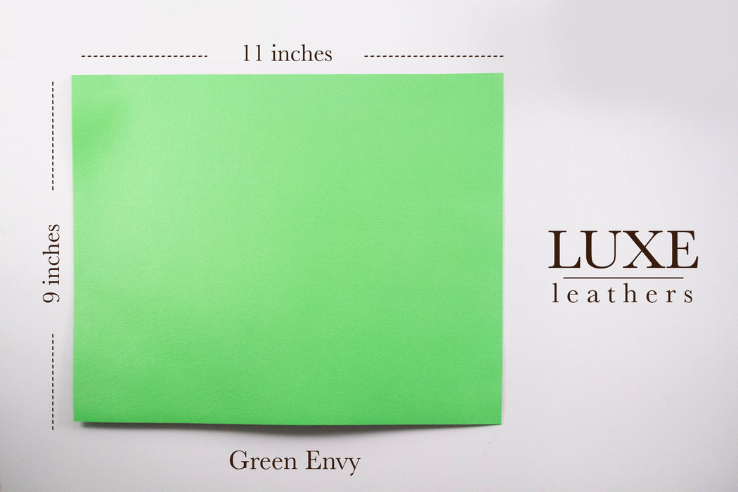 Luxe Leather-Green Envy