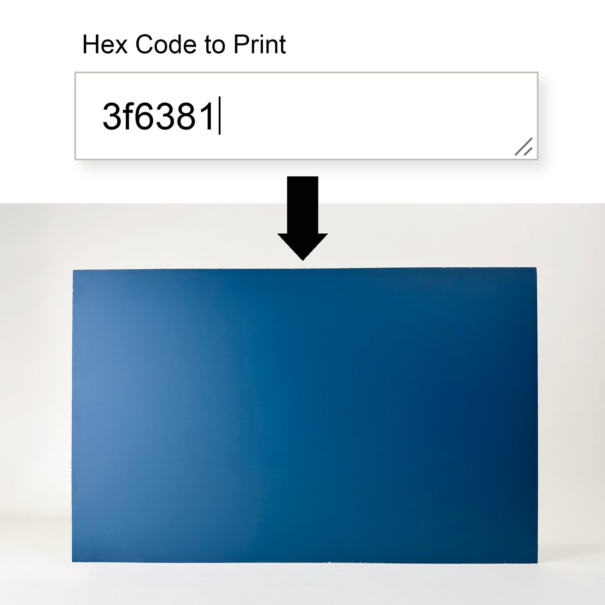 COLORboard CUSTOMS Hex Code Printing — Craft Closet