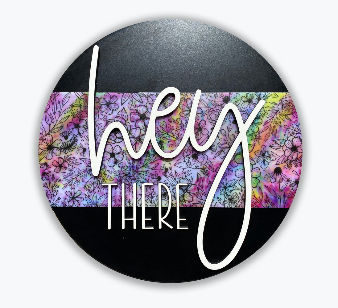 Hey There Door Hanger Digital File by Taibrie Bangs