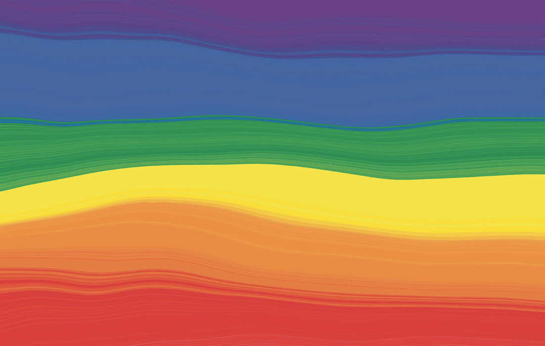 214/Pride Watercolor Rainbow COLORboard