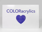 COLORacrylic White on Lapis Blue Two Tone