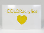 COLORacrylic White on Lemon Yellow Two Tone