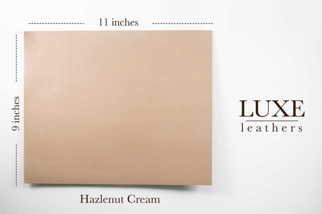 Luxe Leather-Hazelnut Cream