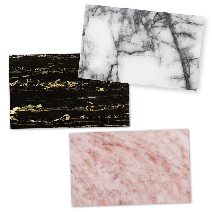 PIG Packs -3 pack, Full 12x19 Sheet Marble Specialty Acrylics