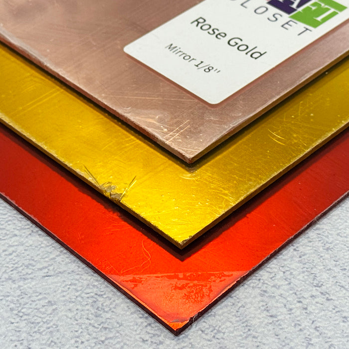 PIG Packs - 3 pack Mirror Acrylics 1/8" (Full Sheets)