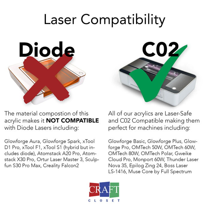 Pearlescent Acrylic Variety Pack, 6 Sheets