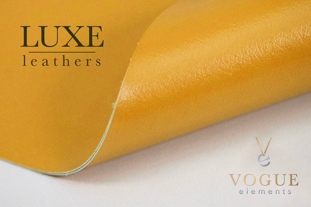 Luxe Leather- Orange Sunset