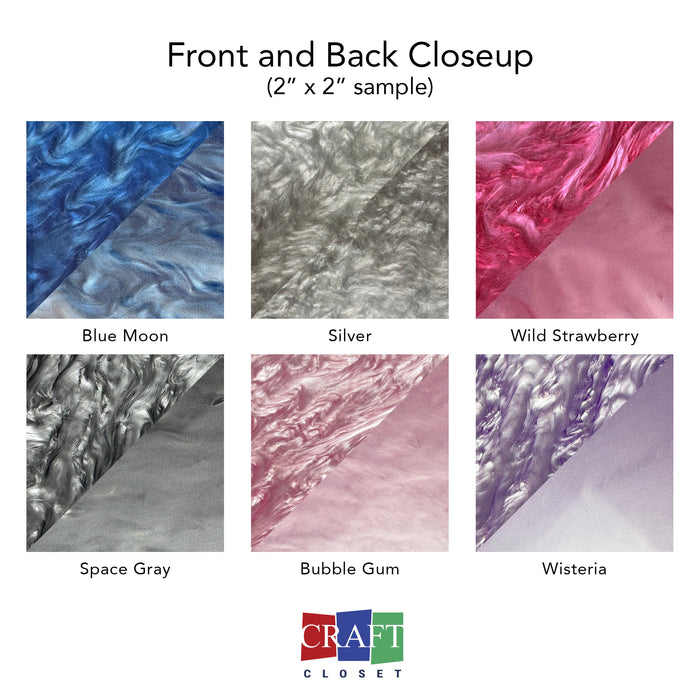 Pearlescent Acrylic Variety Pack, 6 Sheets